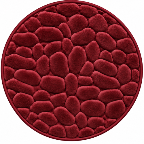 Apvalus tualeto kilimėlis su Memory Foam 60 × 60 cm