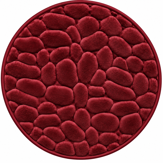 Apvalus tualeto kilimėlis su Memory Foam 60 × 60 cm