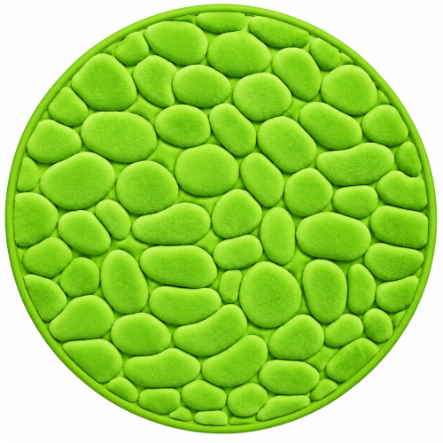 Apvalus tualeto kilimėlis su Memory Foam 60 × 60 cm