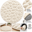 Apvalus tualeto kilimėlis su Memory Foam 60 × 60 cm