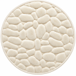 Apvalus tualeto kilimėlis su Memory Foam 60 × 60 cm