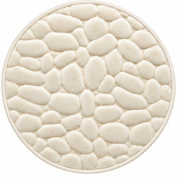 Apvalus tualeto kilimėlis su Memory Foam 60 × 60 cm