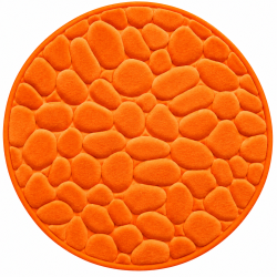 Apvalus tualeto kilimėlis su Memory Foam 60 × 60 cm