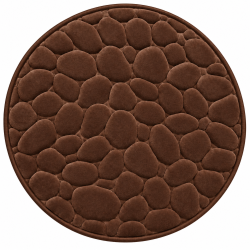 Apvalus tualeto kilimėlis su Memory Foam 60 × 60 cm