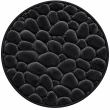 Apvalus tualeto kilimėlis su Memory Foam 60 × 60 cm