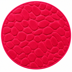 Apvalus tualeto kilimėlis su Memory Foam 60 × 60 cm