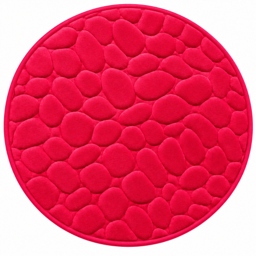 Apvalus tualeto kilimėlis su Memory Foam 60 × 60 cm