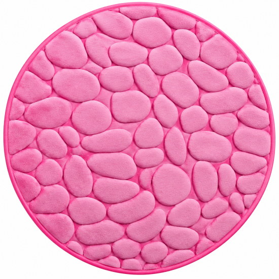 Apvalus tualeto kilimėlis su Memory Foam 60 × 60 cm
