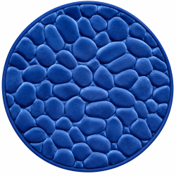 Apvalus tualeto kilimėlis su Memory Foam 60 × 60 cm
