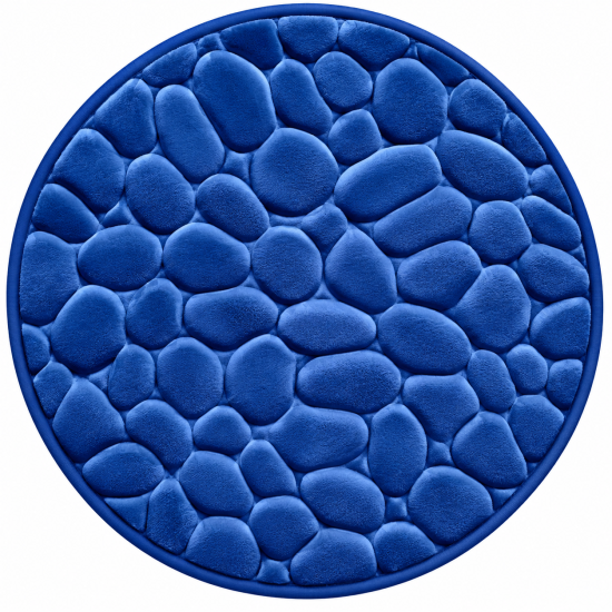 Apvalus tualeto kilimėlis su Memory Foam 60 × 60 cm
