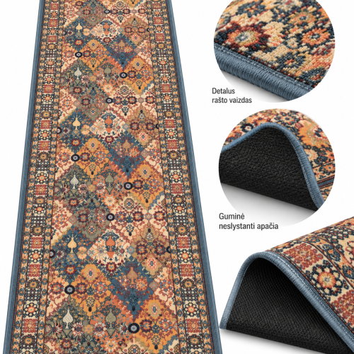 Kiliminis takas su rytietiškais ornamentais