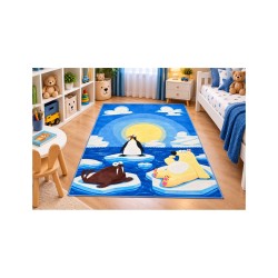 Vaikiškas kilimas BERFIN „Porte“ 120 × 180 cm – mėlynas